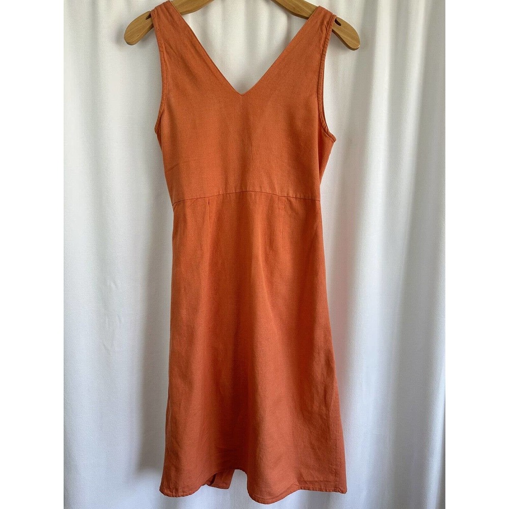 Asos Design Linen Blend Button Through Midi Sundr… - image 5